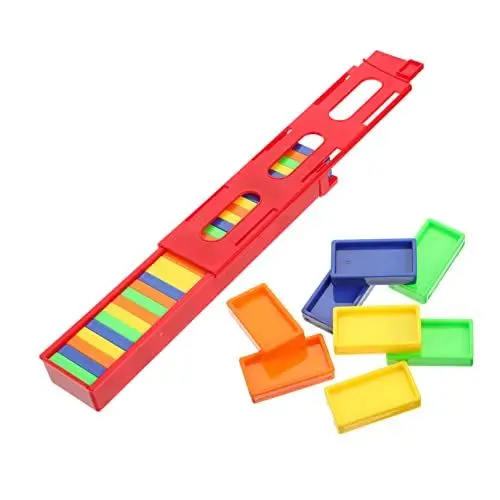 Produktbild: Beaupretty Bunte Domino Sets Tüten mit Lernspielzeug für Fördert Frühe Bildung und Kreativität Sichere Materialien Farbenfrohes Design für Stundenlangen Spielspaß Zufällige Zufällige Farbe