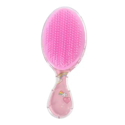 Produktbild: Beaupretty Entwirrbürste Für Mädchen Tragbare Haarbürste Zum Entwirren Reisegröße Weiche Borsten Geeignet Für Kinder Für Hause Und Unterwegs Rosa