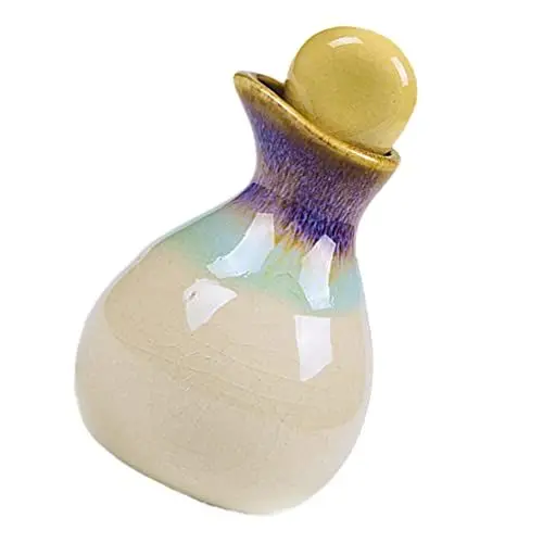 Produktbild: Beaupretty Essigtopf Aus Keramik Glasbehälter Mit Deckel Flüssigkeitsbehälter Flasche Keramikdiffusor Für Ätherische Öle Flasche Sojasauce Ölspender Keramikflasche Aromatherapie-flasche Weiß