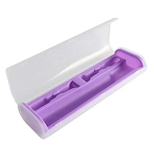Produktbild: Beaupretty Etui Für Elektrische Zahnbürsten Nachtreiniger Klarer Retainer-Reiniger Behälter Für Prothesenbäder Reisezahnbürste Elektrisch Ladegerät Für Zahnbürsten Prothesenreiniger Violett