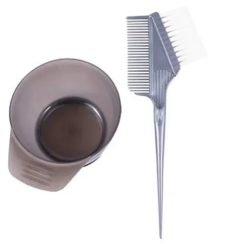 Produktbild: Beaupretty Haarfärbepinsel 2Pcs Haarf?rbemittel Mischkit Haarf?rbebürste Kamm Haarf?rbemaschine für zu Hause Salon F?rbebürste Mischfarbe T?nungs (Zuf?llige Farbe)