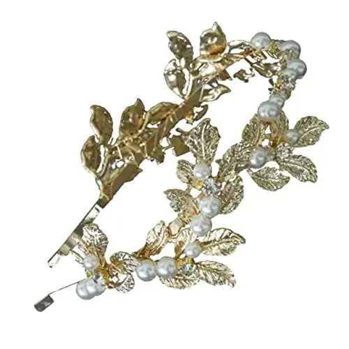 Produktbild: Beaupretty Haarschmuck Brautkopfschmuck Für Die Hochzeit Stirnbänder Für Damenhaar Griechische Göttin Stirnband Goldenes Stirnband Lorbeerblatt Zinklegierung Brautjungfer Barock-
