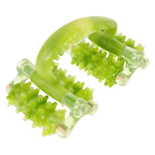 Produktbild: Beaupretty Massagerolle Schultermassagegerät Triggerpunkt-Massagegerät Druckpunkt-Massagegerät Selbstmassage Werkzeug Massagewerkzeug Massage-Trigger-Stick Rollkugel massieren p.s Green