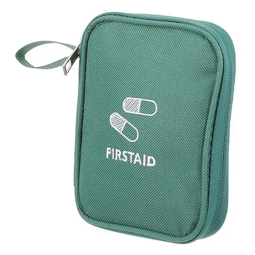 Produktbild: Beaupretty Mini-erste-hilfe-set Erste-hilfe-tasche Für Den Haushalt Hausapotheke Reise-pflegetasche Medikamententasche Reise-notfall-kit Wanderapotheke Mini Notfallset Green Oxford-stoff