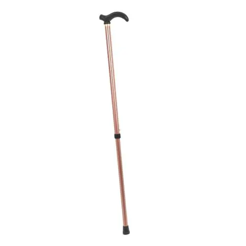 Produktbild: Beaupretty Verstellbarer Gehstock Für Senioren Leichter Aluminium Gehstock Mit Rutschfester Gummibasis Höhenverstellbar Und Zusammenklappbar Für Damen Und Herren Ergonomischer Griff Für