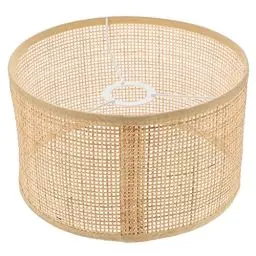 Produktbild: Beaupretty Wicker Lampe Schatten Rattan Kronleuchter Lampe Schatten Woven Decke Licht Abdeckungen Clip Auf Birne Lampenschirm für Tisch Wand Boden Decke Lampe