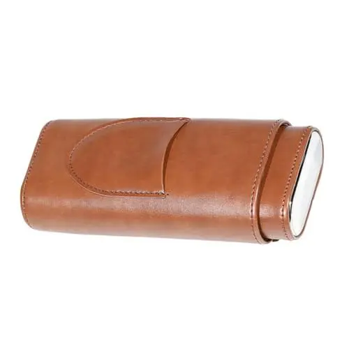 Produktbild: Beaupretty Zigarrenetui reisen Tragbares Zigarrenetui Zigarrenhalter Zigarrenreisekoffer Zigarrenschachtel Reisehumidor Fall reisen Etui für Zigarrenzubehör Zigarrenetuis PU-Leder Light Brown