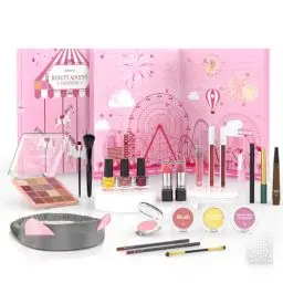 Produktbild: Beauty Adventskalender 2024 mit Exquisite Kosmetik 24 Stück Bestes Geschenk Schönheitsprodukte für Mädchen Frauen Teenager für Abwechslungsreiche Verwöhnende und Stylische Adventszeit Festival