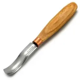Produktbild: BeaverCraft gebogene Hohleisen zum Holzschnitzen K8a/14 – Löffelschnitzen Werkzeuge – Holzschnitzerei kompakter Meißel Holzschnitzmesser für Anfänger und Profis – Hobbies für Erwachsene und Kinder