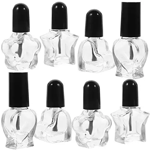 Produktbild: Beavorty 12st Flasche Nagellack Flasche Mit Pinselverschluss Behälter Für Nachfüllbare Flaschen Nagelgele Maniküre-Mantel Leere Nagellackflaschen Mit Pinsel Werkzeug Glas Pflege