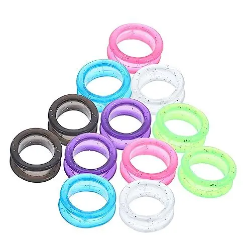 Produktbild: Beavorty 12st Schere Silikonring Daumeneinsätze Für Fellpflegescheren Rutschfester Scherenfingerring Scherenfingerschutz Scherfingerringeinsätze Haar X Schutzhülle Haustier Pro Farbe