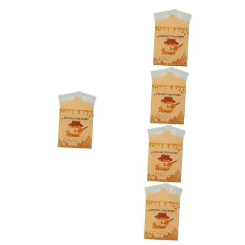 Produktbild: Beavorty 15 STK Bienenwachs Wickeln Bienenwachstücher für Burger küchenartikel Beewax Food Wraps Bienenwachs-Konservierungsfolien nachhaltiges Wachstuch Baumwolle