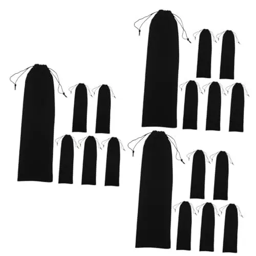 Produktbild: Beavorty 3er-set Lockenstab-abdeckungen Reiseetui Für Haarstyling-werkzeug Stabiles Etui Kordelzug Kompaktes Design Für Einfaches Aufbewahren Und Tragen 6 Stück X 3