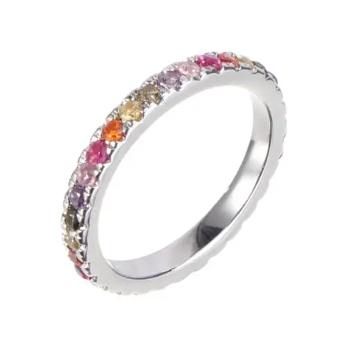 Produktbild: Beavorty 18k Platin Paar Ringe Modischer Verlobungsring Mit Zirkonia Fingeraccessoire Für Frauen Eleganter Schmuck Für Hochzeiten Und Jubiläen