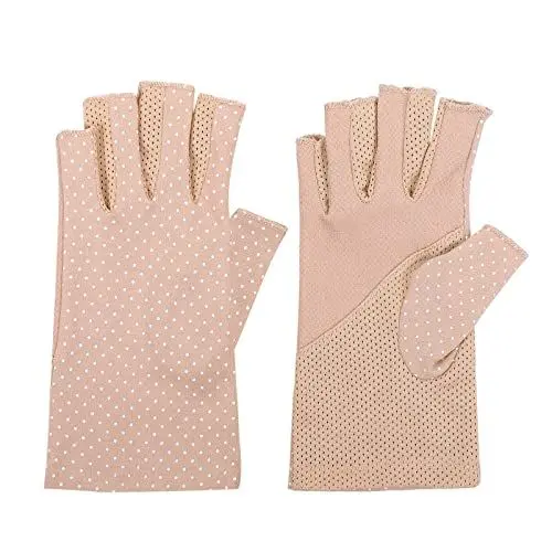 Produktbild: Beavorty Sunblock Halbfingerhandschuhe Für Damen Uv-handschuhe Herren Fahrradhandschutz