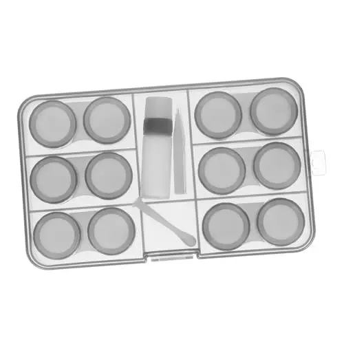 Produktbild: Beavorty 1 Satz Kontaktlinsenbehälter Behälter Für Kontaktlinsen Augenlinsen-Organizer Linsenhalter Fall Kontaktlinsen-Organizer Tasche Kleiner Objektivhalter Etui Für Kontaktlinsen Plastik