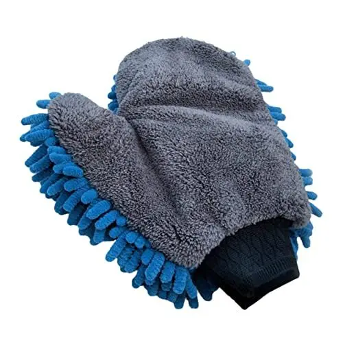 Produktbild: Beavorty Staubwedel-handschuh Fürs Auto Weiche Chenille-waschhandschuhe Fusselfrei für Einfache Reinigung und Staubentfernung