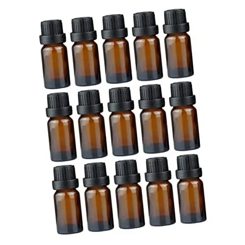 Produktbild: Beavorty Glasflasche 20 Ml Bernsteinfarbene Flaschen Auslaufsicher Für Unterwegs