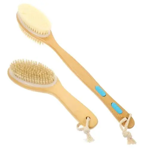 Produktbild: Beavorty 2St Körperbürste badartikel toilettenprodukte duschbürste peelinghandschuhe Peeling-Reinigungsbürste Hautpeelingbürste für den Körper Rückenbürste Peelingbürste für den Rücken Hemu