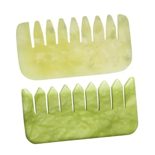 Produktbild: Beavorty Jade-kopfhautkamm Haar-/kopfhaut-wasser-spa-massage – Kämme Gegen Haarausfall