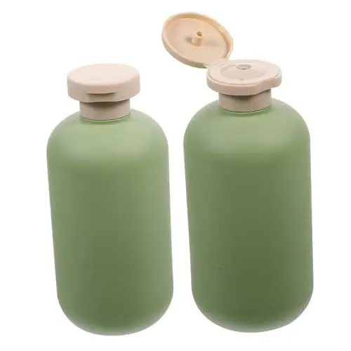 Produktbild: Beavorty Auslaufsichere Reiseflaschen Mit Deckel 2er-Pack Hdpe-quetschflaschen Verschlüsse 300 Ml Für Shampoo Lotion Und