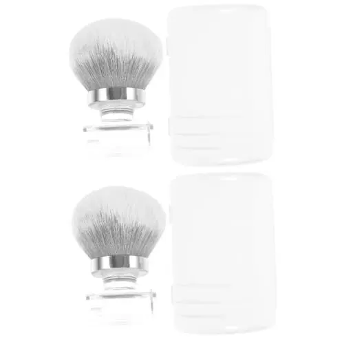 Produktbild: Beavorty 2st Nagelbürste Nail-art-pinsel Rougepinsel Nagelkunstpinsel Nagelstaubtuch Maniküre-pinsel Nagel Reinigungsbürste Puderpinsel Nagelreiniger Kunstfaser Muster Nagelzubehör