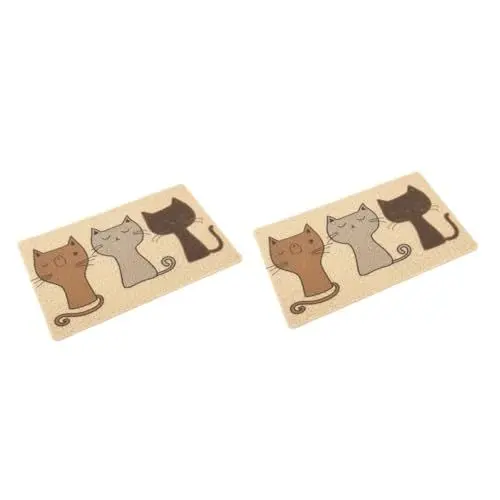 Produktbild: Beavorty 2 Stücke Komfortable Katzenstreu Fütterung Pad Pet Liefert Für Haustier Pfoten