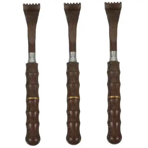 Produktbild: Beavorty 3St Rückenkratzstock sabberlack relaxan rückenmassagegeräte Geschenkidee anti juckreiz Körper behandelter Schwamm langes Rückenkratzwerkzeug Rückenkratzer Haut Juckreiz Stick Wenge