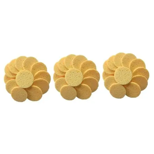 Produktbild: Beavorty 3er-set Hautfreundliche Make-up-entferner-pads Gesichtsreinigungsquaste Hautpflege-baumwollpads Sanfte Pads 20 Stück * 3