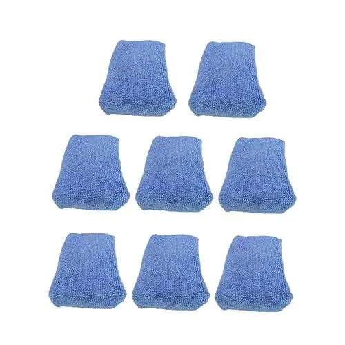 Produktbild: Beavorty 8st Auto-trocknungstuch Autos Wachstuch Autohandtuch Mikrofaser Auto Auto Poliertuch Blue
