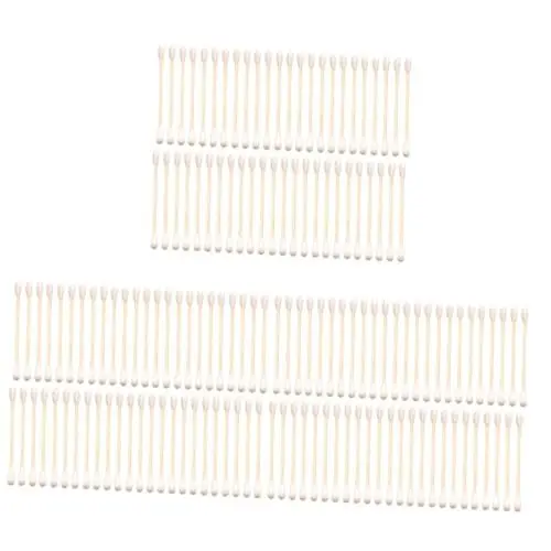 Produktbild: Beavorty 900stücke Watte-stäbchen Baumwolle Doppelseitige Reinigungsstäbchen Für Make-up Und Hautpflege Für Zuhause Und Hygienisch Und Praktisch