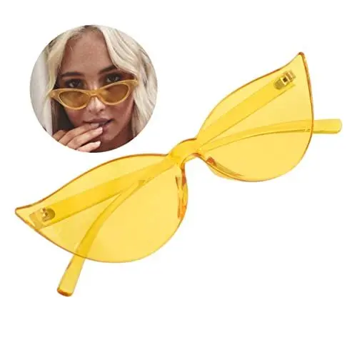 Produktbild: Beavorty Cat Eye Sonnenbrillen Brillen Brillen Sonnenbrillen Für Sonnenbrillen Mode Sonnenbrillen Für Frauen Sonnenbrillen Für Mädchen Damen Sonnenbrillen Mode Party Sonnenbrillen Gelb
