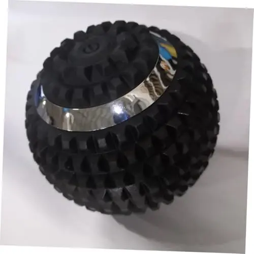 Produktbild: Beavorty Faszienball aus Silikon Yoga-Massagerolle Muskelmassageball Fuß Rollerball Yoga Muskelball Yoga-Fußball fitness ball fitnessball Kugeln massieren vibrierender Massageball Abs Black