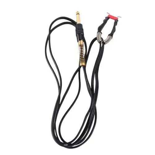 Produktbild: Beavorty Hakenlinie Stromversorgung der Maschine strapazierfähiges Tätowierkabel Stecker Anschlusskabel für Tätowiermaschinen Clip-Kabel Tattoo-Netzkabel Tattoo-Hookline Stromkabel Black