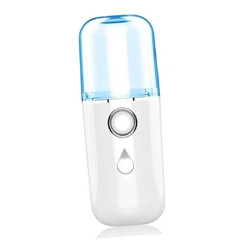 Produktbild: Beavorty Nano-wasser Füll Instrument Gesichtsdampfer Mini-gesichtsspray Tragbarer Gesichtsnebel Nano Gesichtsnebel Nano-sprühgerät Gesichts Herr Mini Weiß Hydratisiert Erröten Plastik
