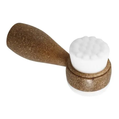 Produktbild: Beavorty Gesichtsbürste mit Ergonomischem Griff Manuelle Reinigungsbürste Gesichtswäscher Peeling für Die Tägliche Hautpflege