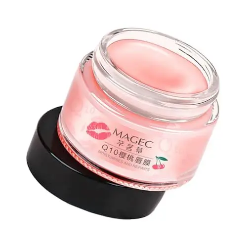 Produktbild: Beavorty feuchtigkeitsspendende lippenmaske pflegenden Lippenschutz Lippenmaske Frauen Lippenmaske trockene Lippen lip mask lipmask Collagen-Lippenmaske Lippenmaske über Nacht Kirsche Rosa