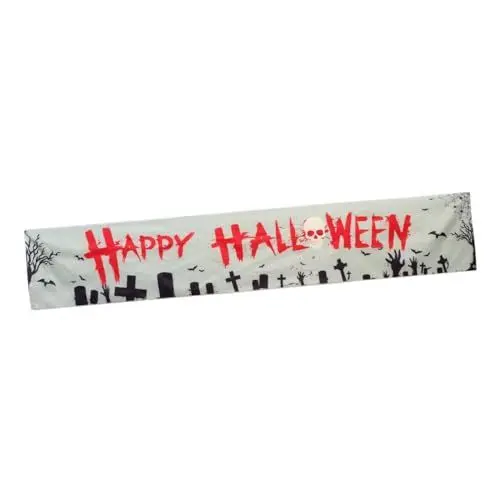 Produktbild: BEBEMOKO 1pc Halloween Hof Banner Party Dekoration Im Freien Große Größe Gruselig Blutige Banner Für Halloween Party Dekorationen
