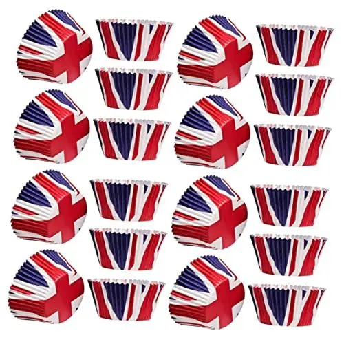 Produktbild: BEBEMOKO Coronation Muffin-förmchen 200 Stück Papier-cupcake-förmchen Spülmaschinenfest Für Einfache Reinigung