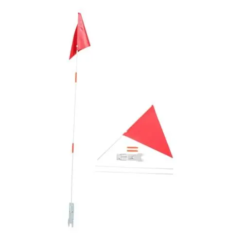 Produktbild: BEBEMOKO Sicherheitsflagge Fahrrad Fahnenmast Werbeflagge Einfach Zu Installierende Fahnenmasten