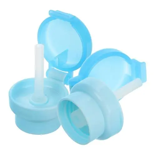 Produktbild: BEBEMOKO 2 Stück Mineralwasser Strohhalmdeckel Kinder Wasserflaschenaufsatz Wasserflaschen Strohhalm Abdeckung Soda Flaschendeckel Mit Strohhalm Wasserflaschendeckel Mit Strohhalm