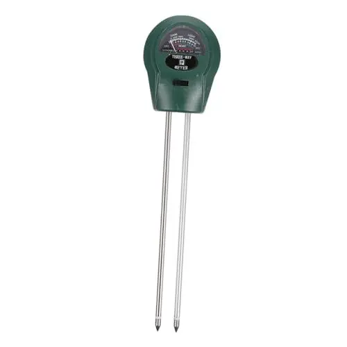Produktbild: BEBEMOKO 3 1 Phmeter Soil Tester Soil ph Tester Bodenmesswerkzeug Soil ph Meter Bodenprüfer Gartenfeuchtigkeitsprüfgerät Boden ph Bodenmaß Bodenfeuchtigkeitstester Bodentester Plastik Green