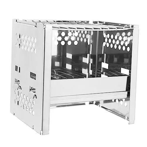 Produktbild: BEBEMOKO Bbq Edelstahl Rack Barbecue Set Tragbares Grillwerkzeug Outdoor Barbecue Rack