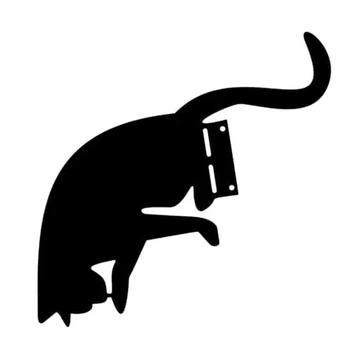 Produktbild: BEBEMOKO Ergänzungen Zur Gartendekoration Simulationskatzenfigur Garten Rasenpflock Zeichen Katzeneinsatz Katzenpfahl Tierische Einsätze Schwarze Katzensilhouette Rasenschmuck Black Eisen