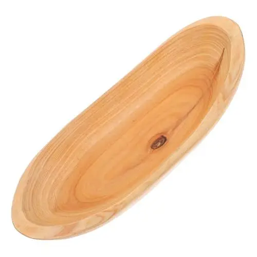 Produktbild: BEBEMOKO Holzteller Für Obst Und Snacks Serviertablett Aus Holz Mit Glatter Oberfläche Langlebiges Essensablett Für Lebensmittel-aufbewahrung