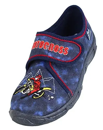 Produktbild: Beck Jungen Motocross Hausschuhe