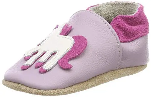 Produktbild: Beck Mädchen Einhorn Hausschuhe, Violett, 26/27 EU