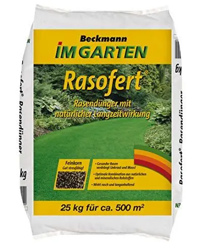 Produktbild: Beckmann Rasofert Rasendünger 12+3+5, 25 kg