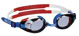 Produktbild: Beco BECO Unisex – Erwachsene''Macao ' Profischwimmbrille, blau/weiß/rot, One size