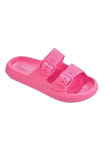 Produktbild: Beco Pantoletten Kinder – Airkiss-Leisure Badesandalen Kinder, ultraleichte Kinder Badeschlappen für Jungen & Mädchen mit innovativer Luftpolstersohle – in Pink, Größe 34